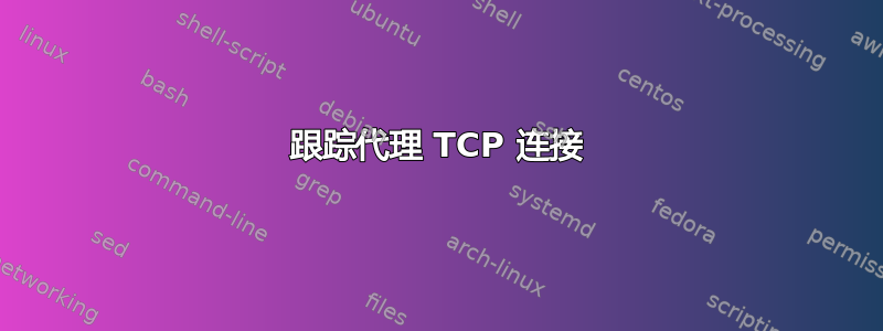 跟踪代理 TCP 连接