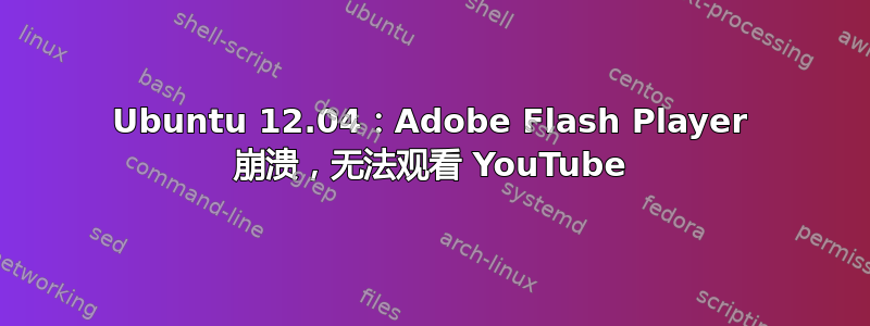 Ubuntu 12.04：Adobe Flash Player 崩溃，无法观看 YouTube