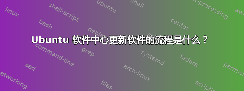 Ubuntu 软件中心更新软件的流程是什么？