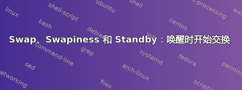 Swap、Swapiness 和 Standby：唤醒时开始交换