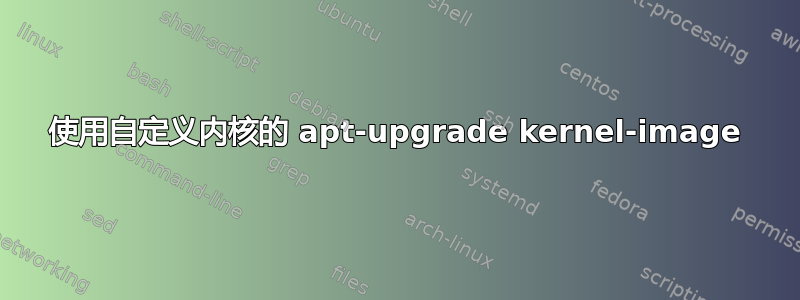 使用自定义内核的 apt-upgrade kernel-image