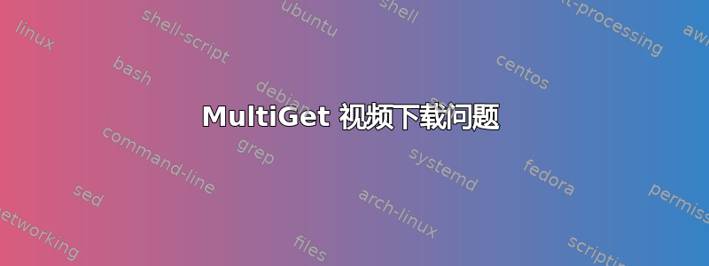 MultiGet 视频下载问题