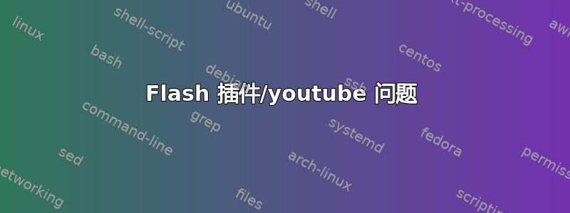 Flash 插件/youtube 问题