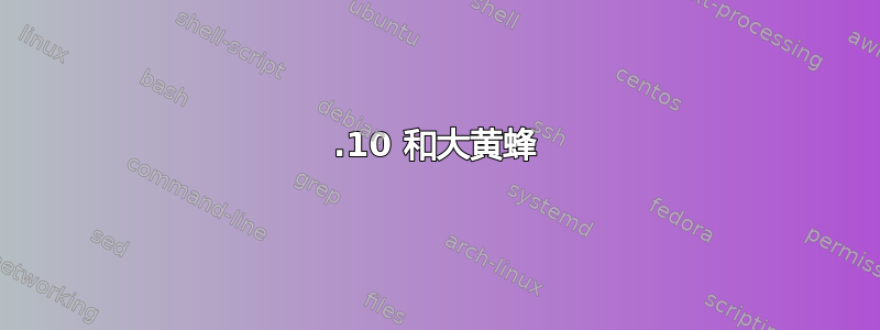 13.10 和大黄蜂