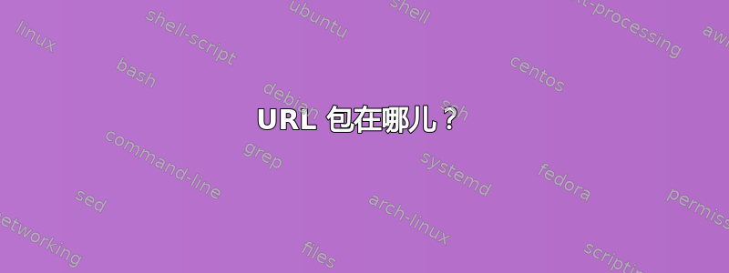 URL 包在哪儿？