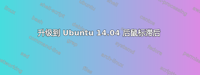 升级到 Ubuntu 14.04 后鼠标滞后