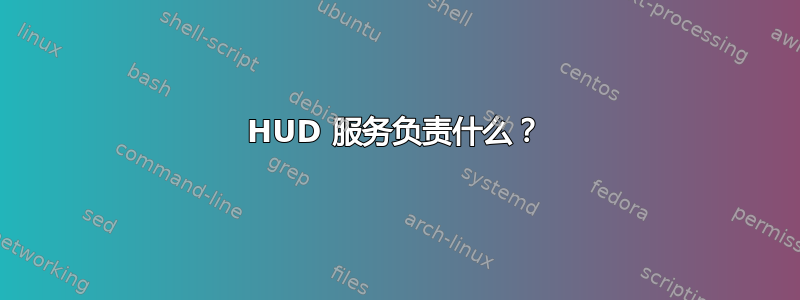 HUD 服务负责什么？