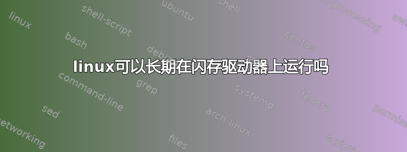 linux可以长期在闪存驱动器上运行吗