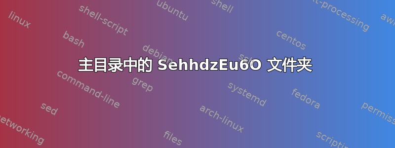 主目录中的 SehhdzEu6O 文件夹