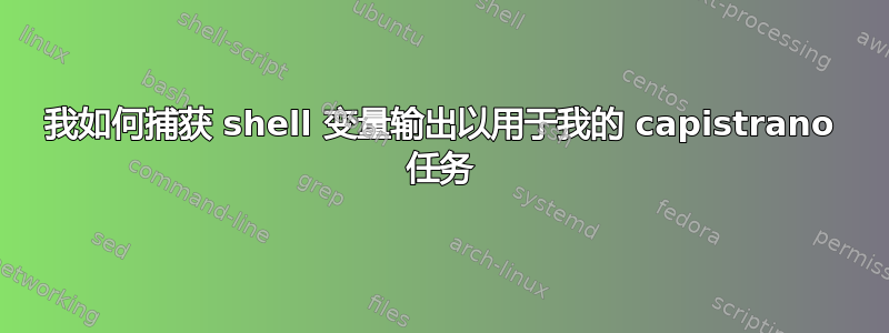 我如何捕获 shell 变量输出以用于我的 capistrano 任务