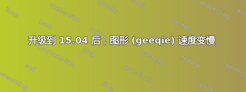 升级到 15.04 后，图形 (geeqie) 速度变慢