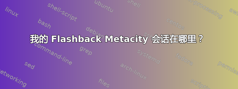 我的 Flashback Metacity 会话在哪里？