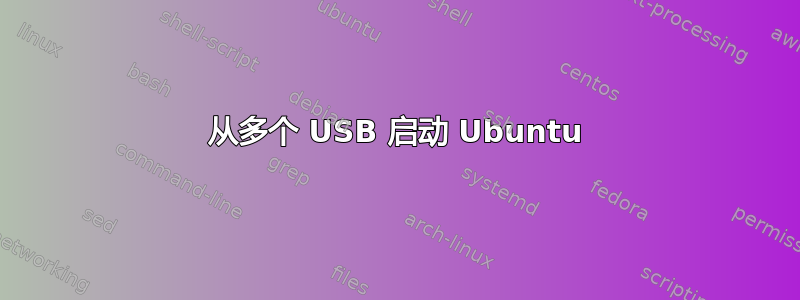 从多个 USB 启动 Ubuntu