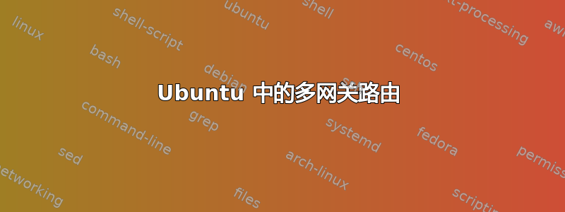 Ubuntu 中的多网关路由