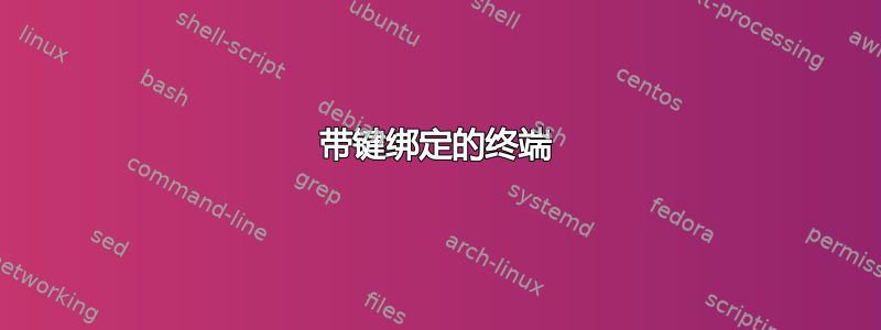 带键绑定的终端