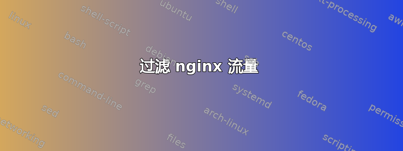 过滤 nginx 流量