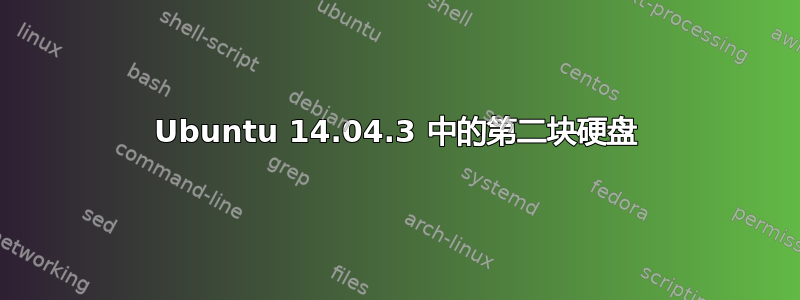 Ubuntu 14.04.3 中的第二块硬盘