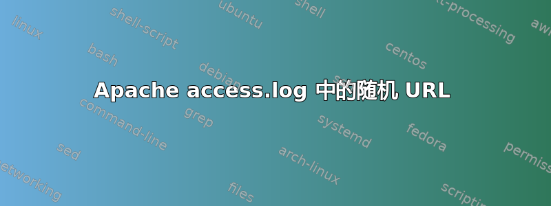 Apache access.log 中的随机 URL