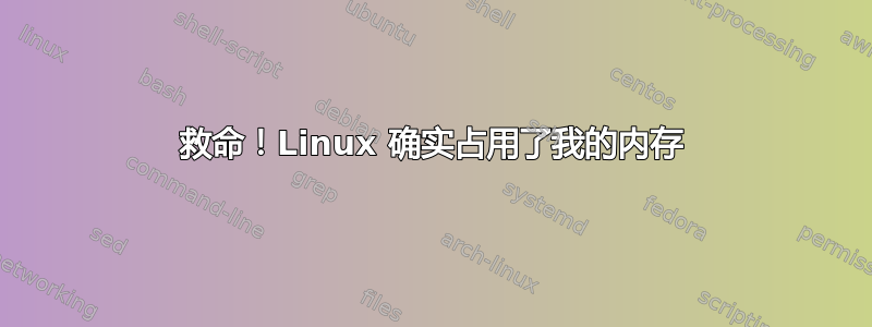 救命！Linux 确实占用了我的内存