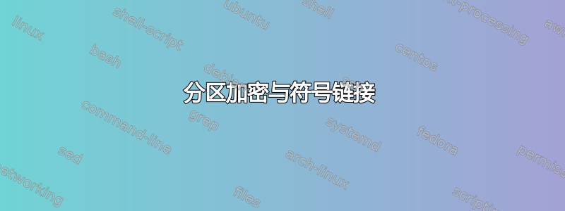 分区加密与符号链接