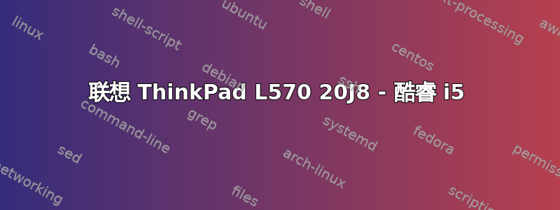 联想 ThinkPad L570 20J8 - 酷睿 i5