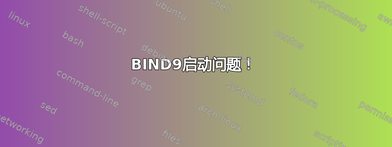 BIND9启动问题！