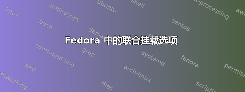 Fedora 中的联合挂载选项