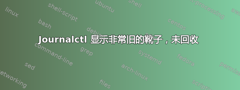 Journalctl 显示非常旧的靴子，未回收