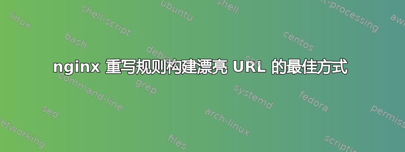 nginx 重写规则构建漂亮 URL 的最佳方式