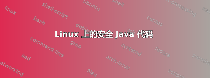 Linux 上的安全 Java 代码