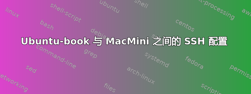 Ubuntu-book 与 MacMini 之间的 SSH 配置