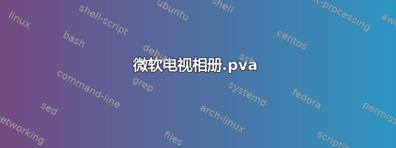 微软电视相册.pva