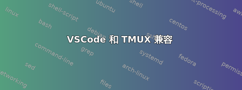 VSCode 和 TMUX 兼容