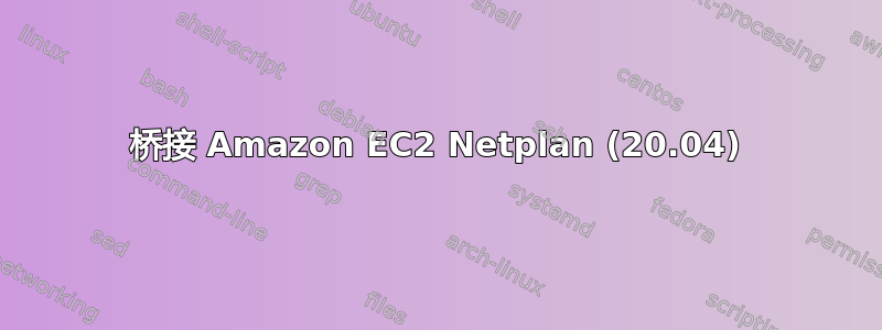 桥接 Amazon EC2 Netplan (20.04)