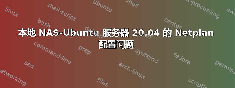 本地 NAS-Ubuntu 服务器 20.04 的 Netplan 配置问题