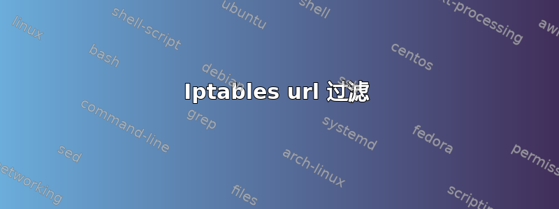 Iptables url 过滤