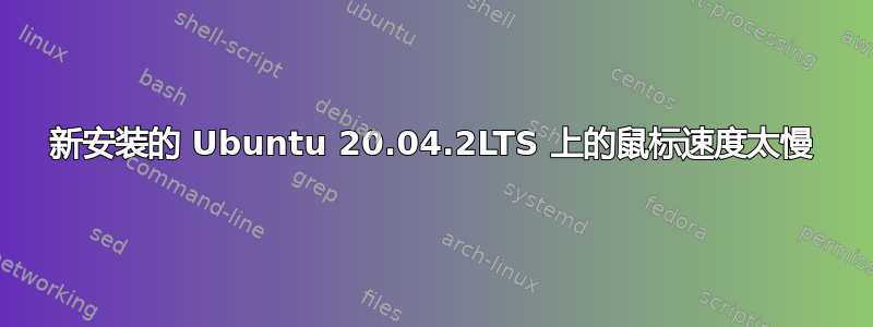 新安装的 Ubuntu 20.04.2LTS 上的鼠标速度太慢