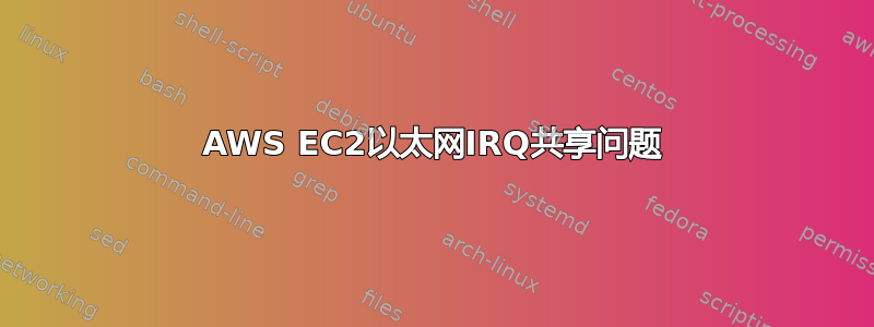 AWS EC2以太网IRQ共享问题