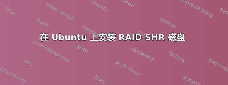 在 Ubuntu 上安装 RAID SHR 磁盘