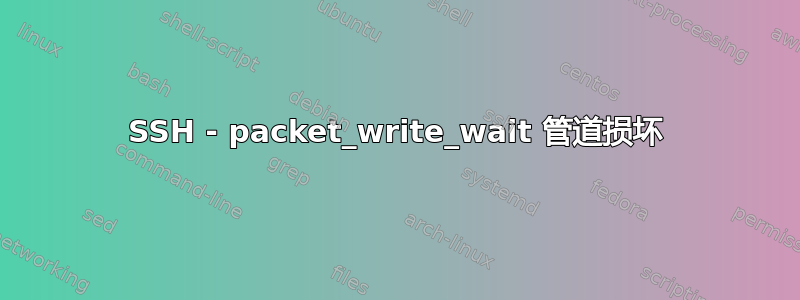 SSH - packet_write_wait 管道损坏