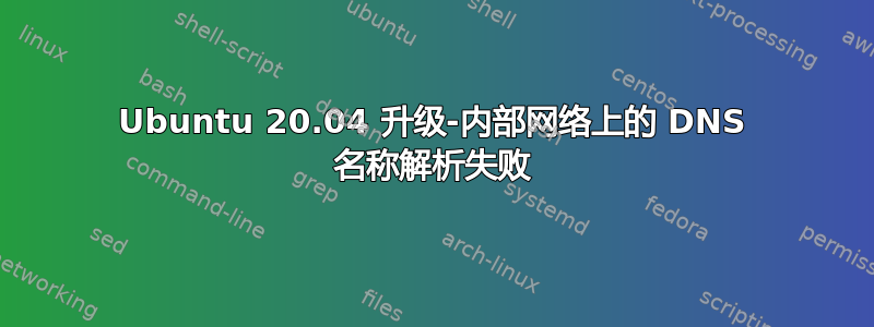 Ubuntu 20.04 升级-内部网络上的 DNS 名称解析失败