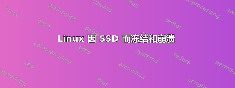 Linux 因 SSD 而冻结和崩溃