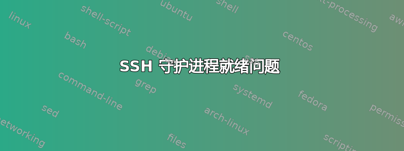 SSH 守护进程就绪问题