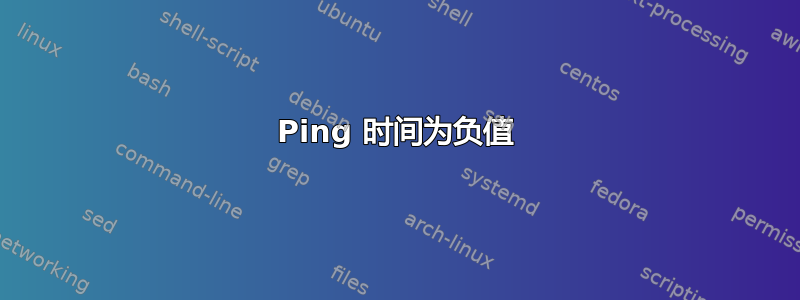 Ping 时间为负值