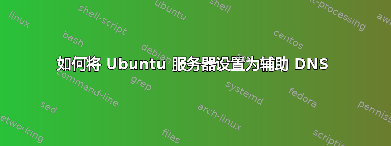 如何将 Ubuntu 服务器设置为辅助 DNS