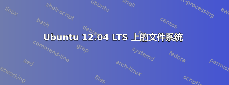 Ubuntu 12.04 LTS 上的文件系统