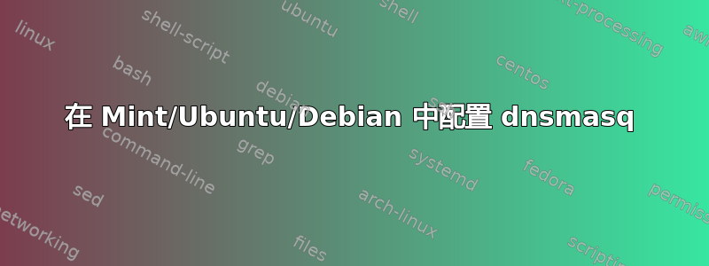 在 Mint/Ubuntu/Debian 中配置 dnsmasq