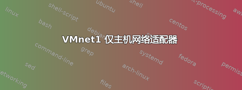 VMnet1 仅主机网络适配器