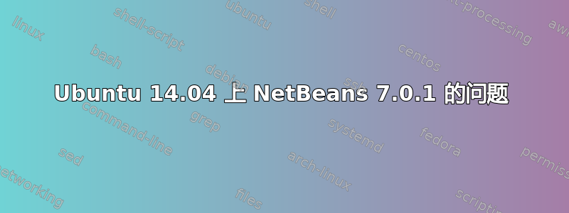 Ubuntu 14.04 上 NetBeans 7.0.1 的问题