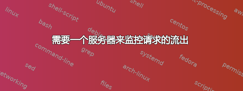 需要一个服务器来监控请求的流出